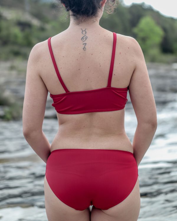 Bikini braga clásica - Bikini rojo - Imagen 2